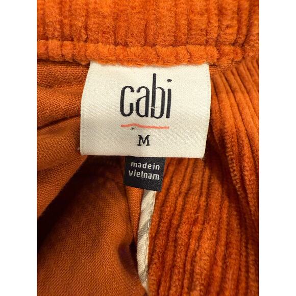 Cabi Rust Corduroy Jacket Style 4123 Wide Corduroy Double Breasted Blazer M - Picture 3 of 14